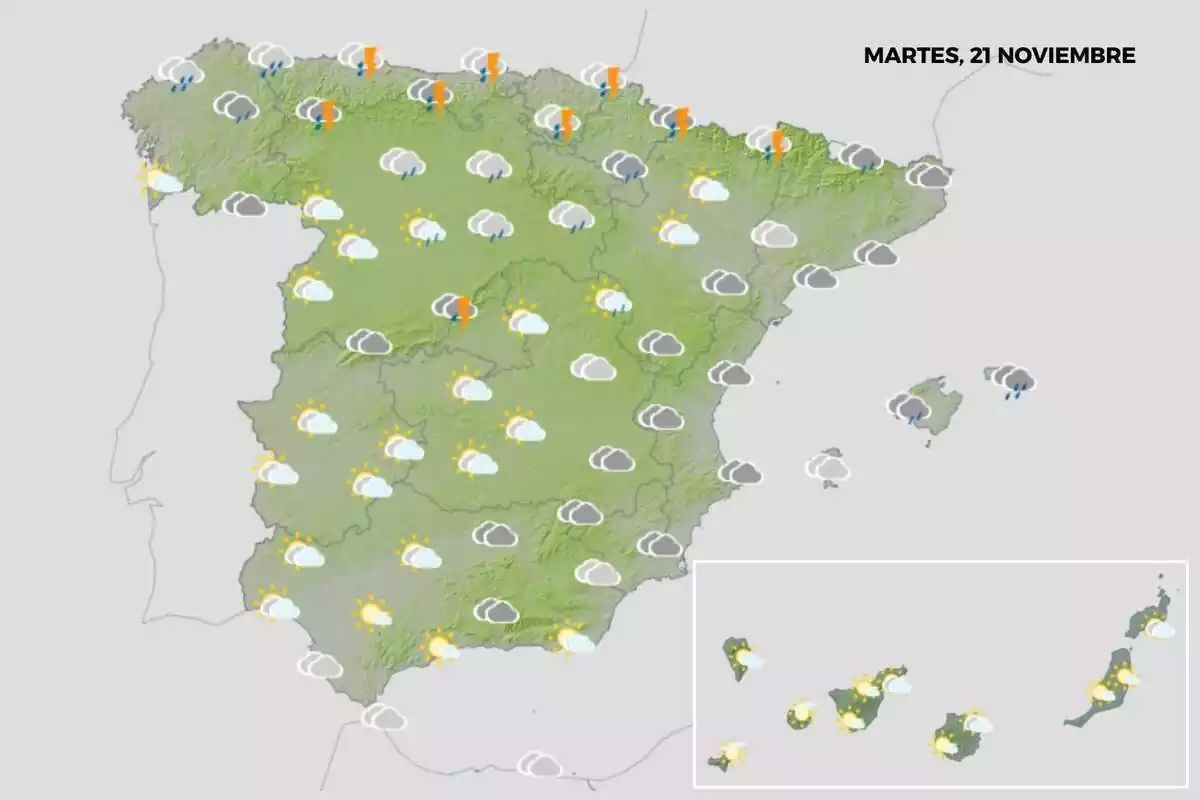 La AEMET pone fecha al próximo descenso térmico en España: vuelve el frío y  la nieve