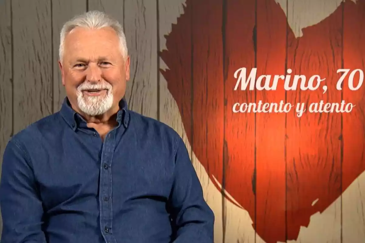 Captura de Marino durante su cita en First Dates