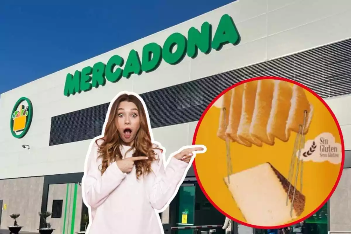 Mujer señalando los snacks de Mercadona de PepsiCo