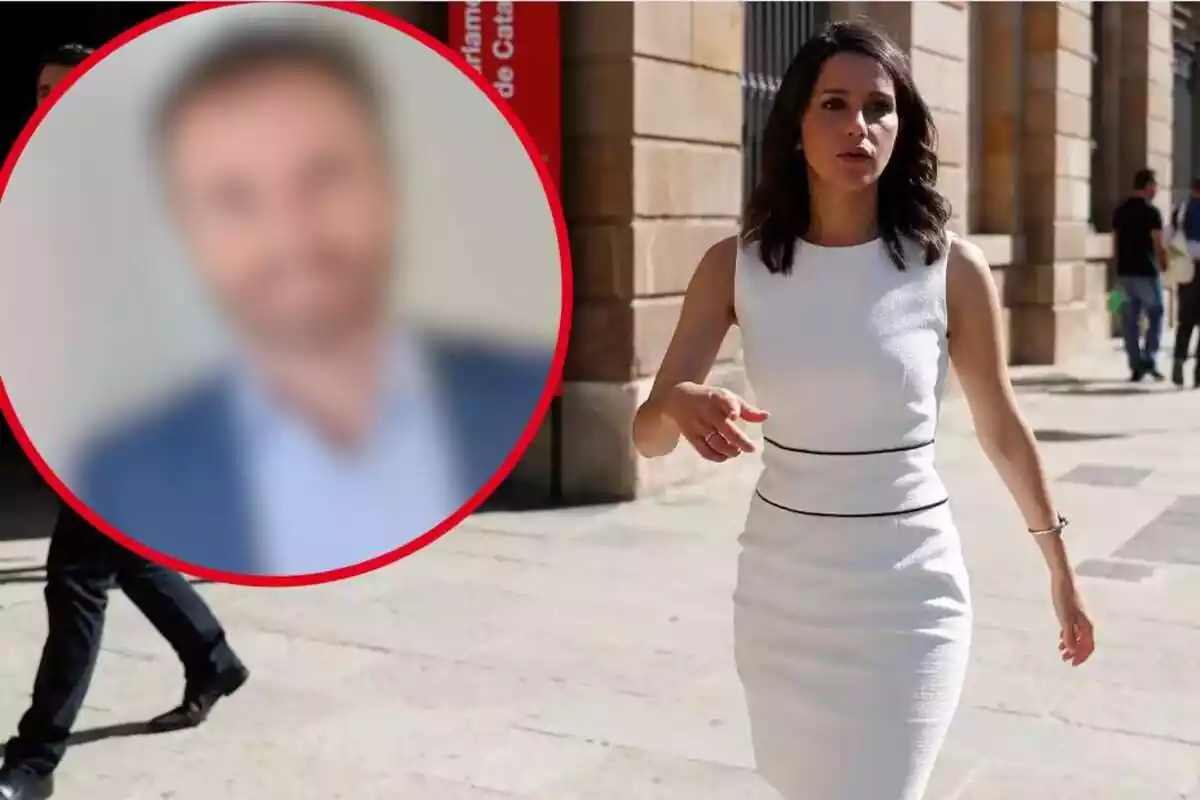 Inés arrimadas andando por la calle