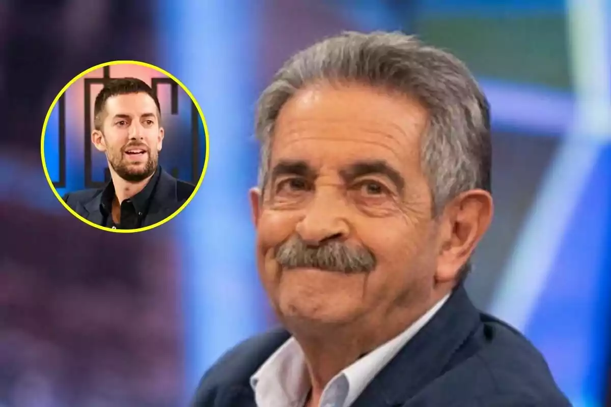 Montaje de David Broncano en 'La Revuelta' y Miguel Ángel Revilla en 'El Hormiguero'