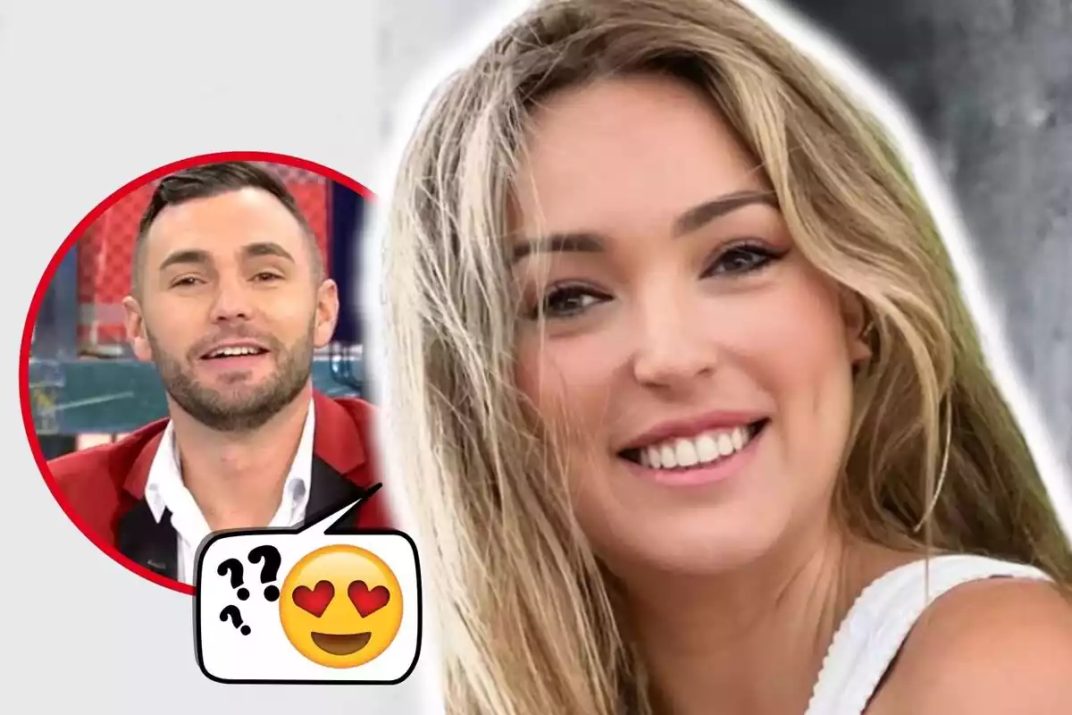 Montaje de fotos de primer plano de Marta Riesco y Cristian Suescun, ambos con rostro sonriente