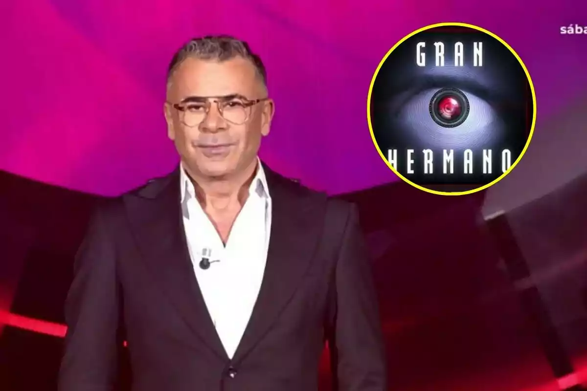 Montaje de Jorge Javier Vázquez en 'Gran Hermano' y su logo