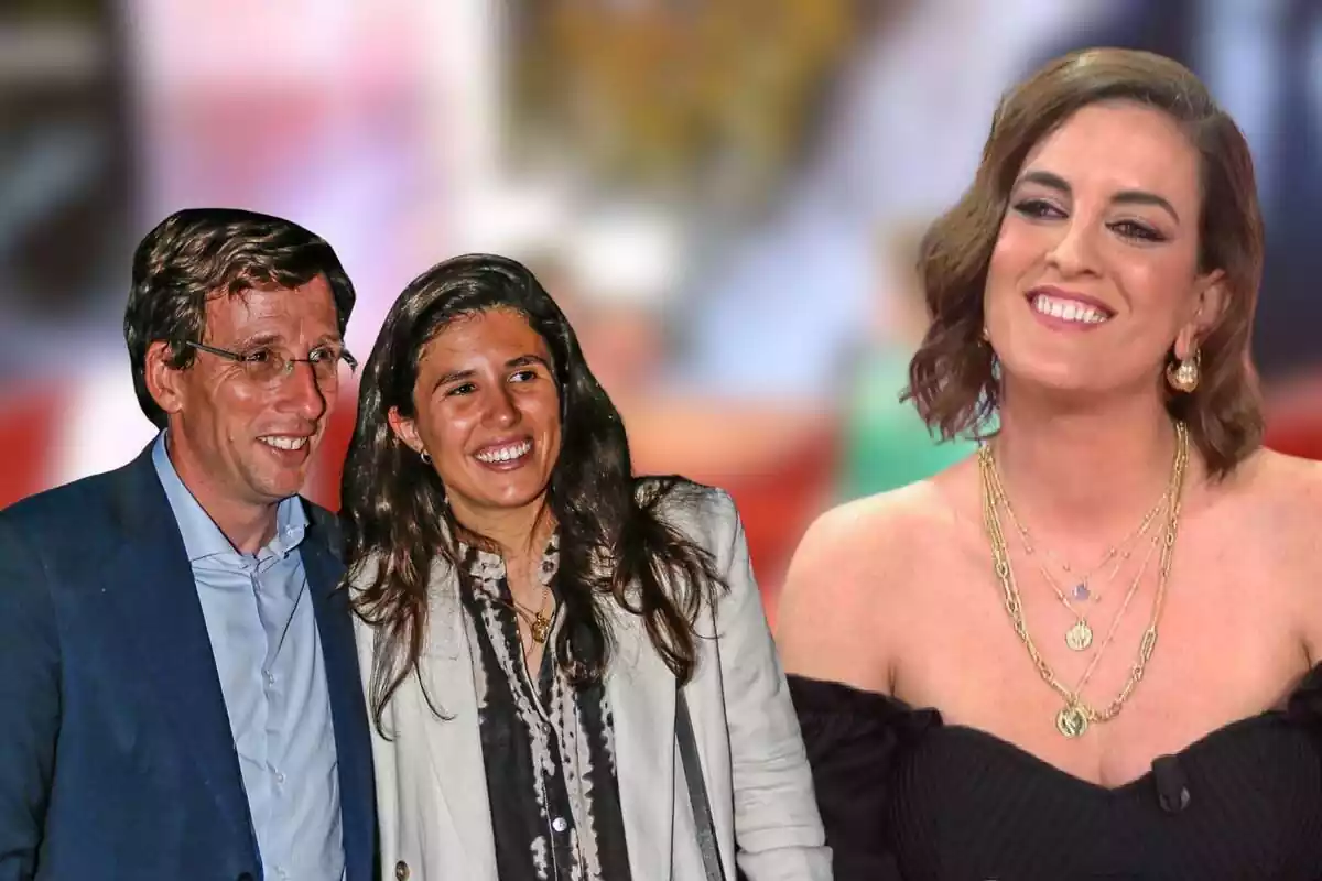 Montaje de Letizia Requejo junto a Teresa Urquijo y José Luis Martínez-Almeida