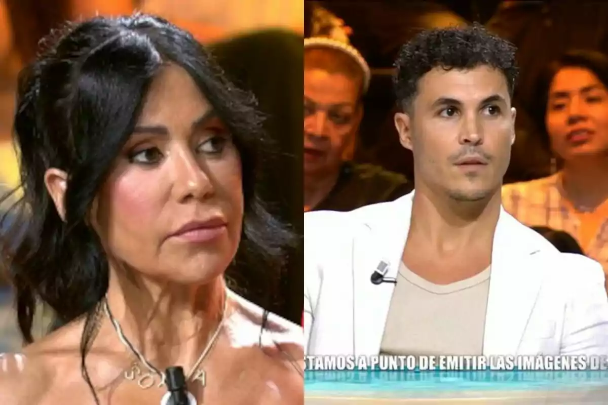 Montaje de Maite Galdeano y Kiko Jiménez en 'Supervivientes: All Stars'