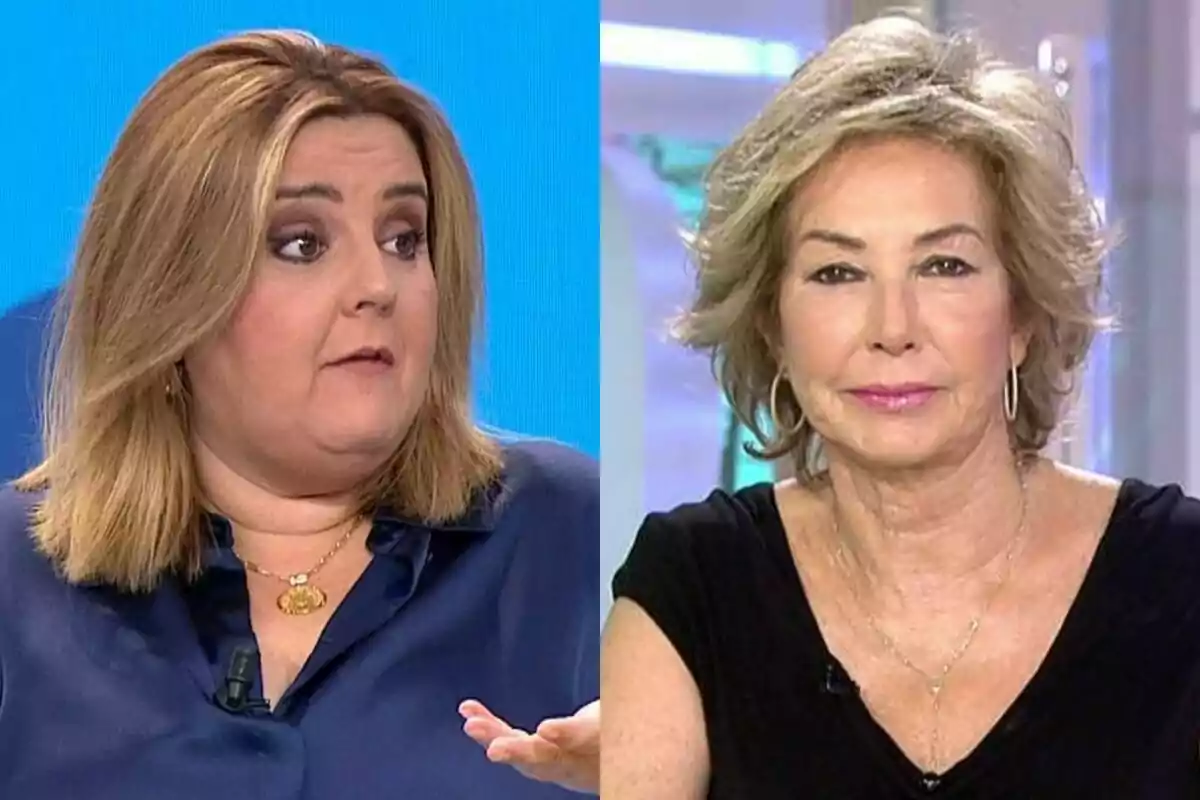 Montaje de Pilar Vidal en 'Espejo público' y Ana Rosa Quintana en 'TardeAR'