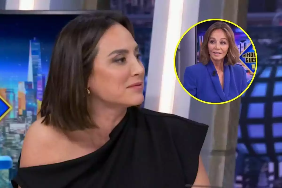 Montaje de Tamara Falcó e Isabel Preysler en 'El Hormiguero'