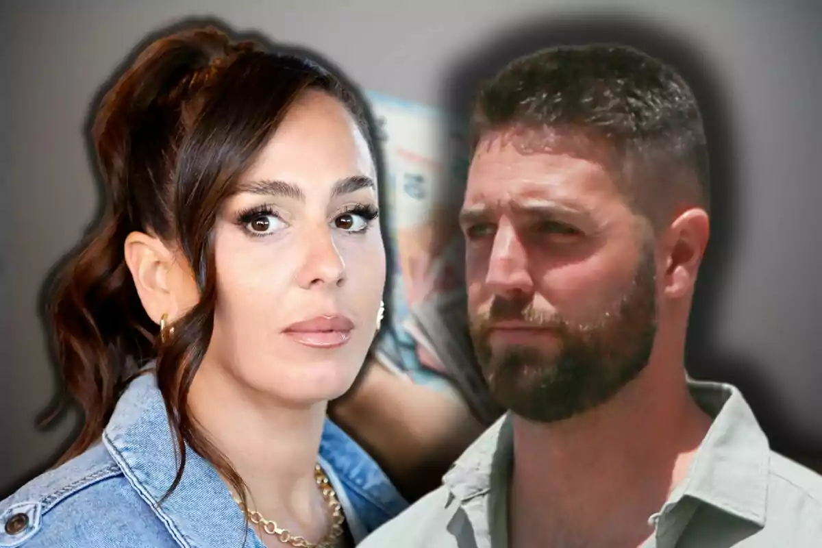 Anabel Pantoja y David Rodríguez aparecen en primer plano con un fondo desenfocado.
