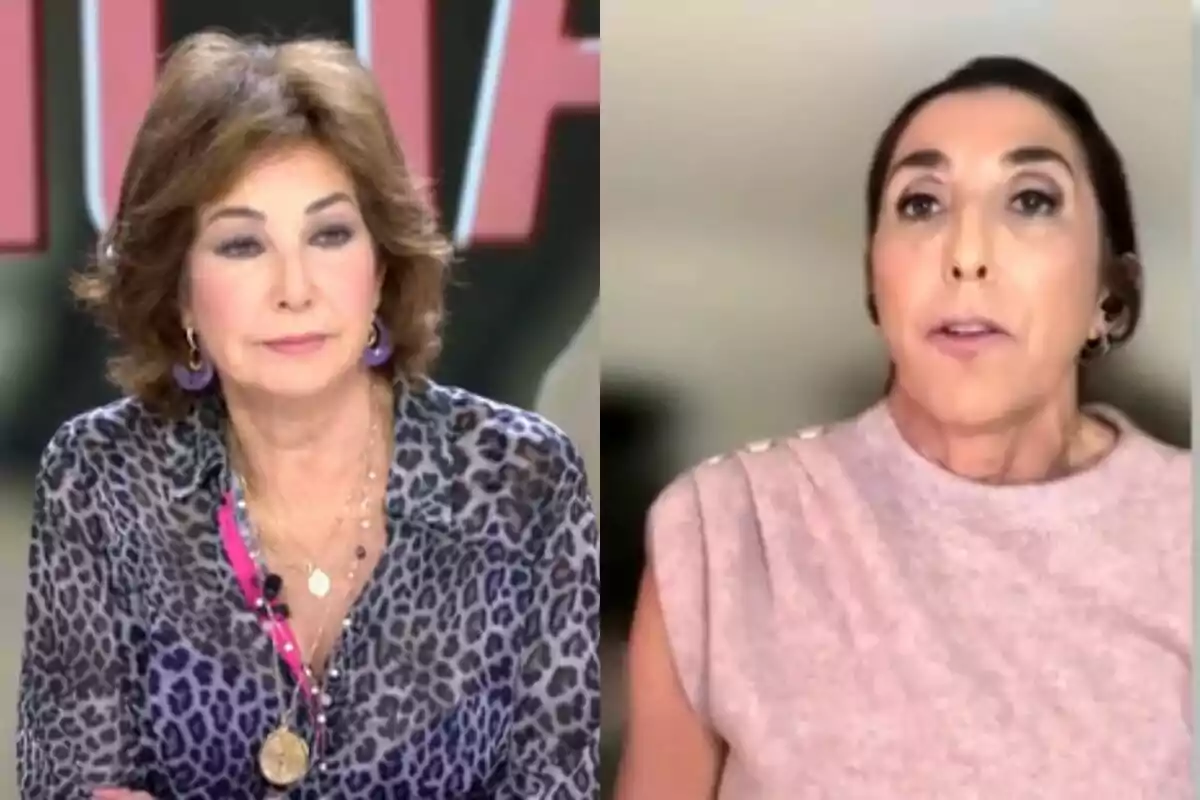 Montaje entre Ana Rosa Quintana y Paz Padilla en 'TardeAR'