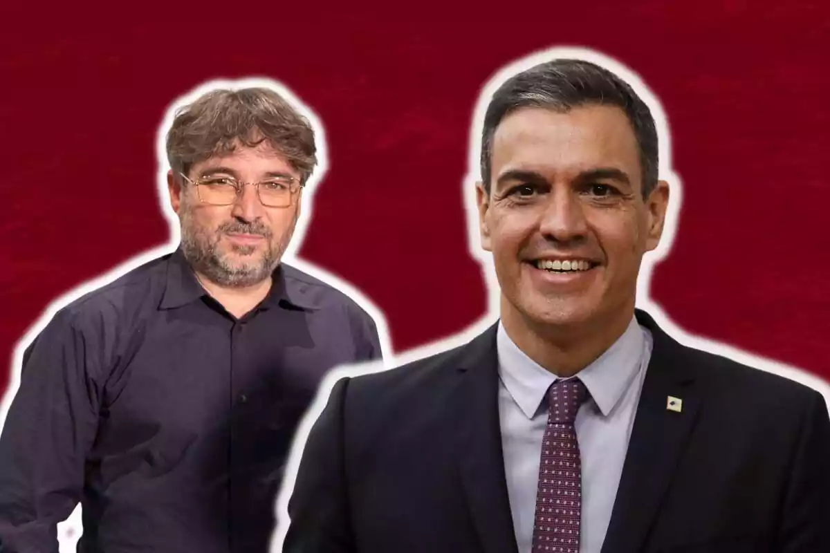 Montaje Pedro Sánchez con Jordi Évole