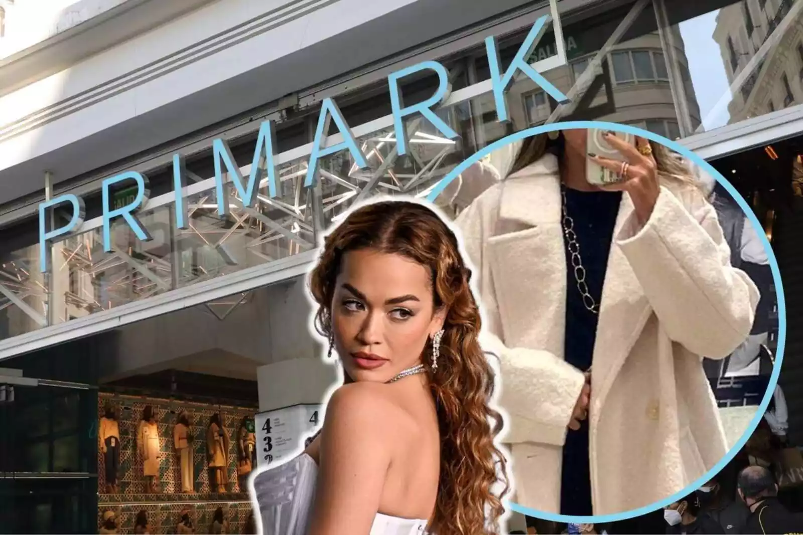 Paula Echevarría con el abrigo de pelo de 45 € de Primark