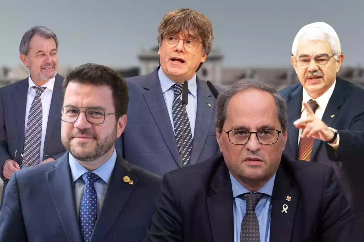 Montaje, presidents de la Generalitat de Catalunya