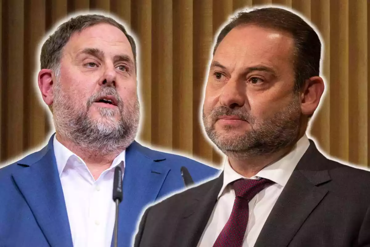 Montaje Oriol Junqueras y José Luis Ábalos