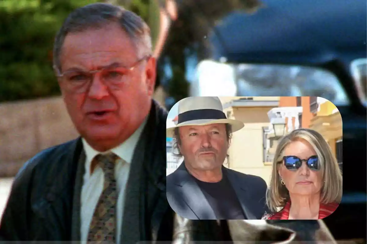 Montaje Pedro Carrasco junto a Gloria y Amador Mohedano con rostros serios Montaje Pedro Carrasco junto a Gloria y Amador Mohedano con rostros serios