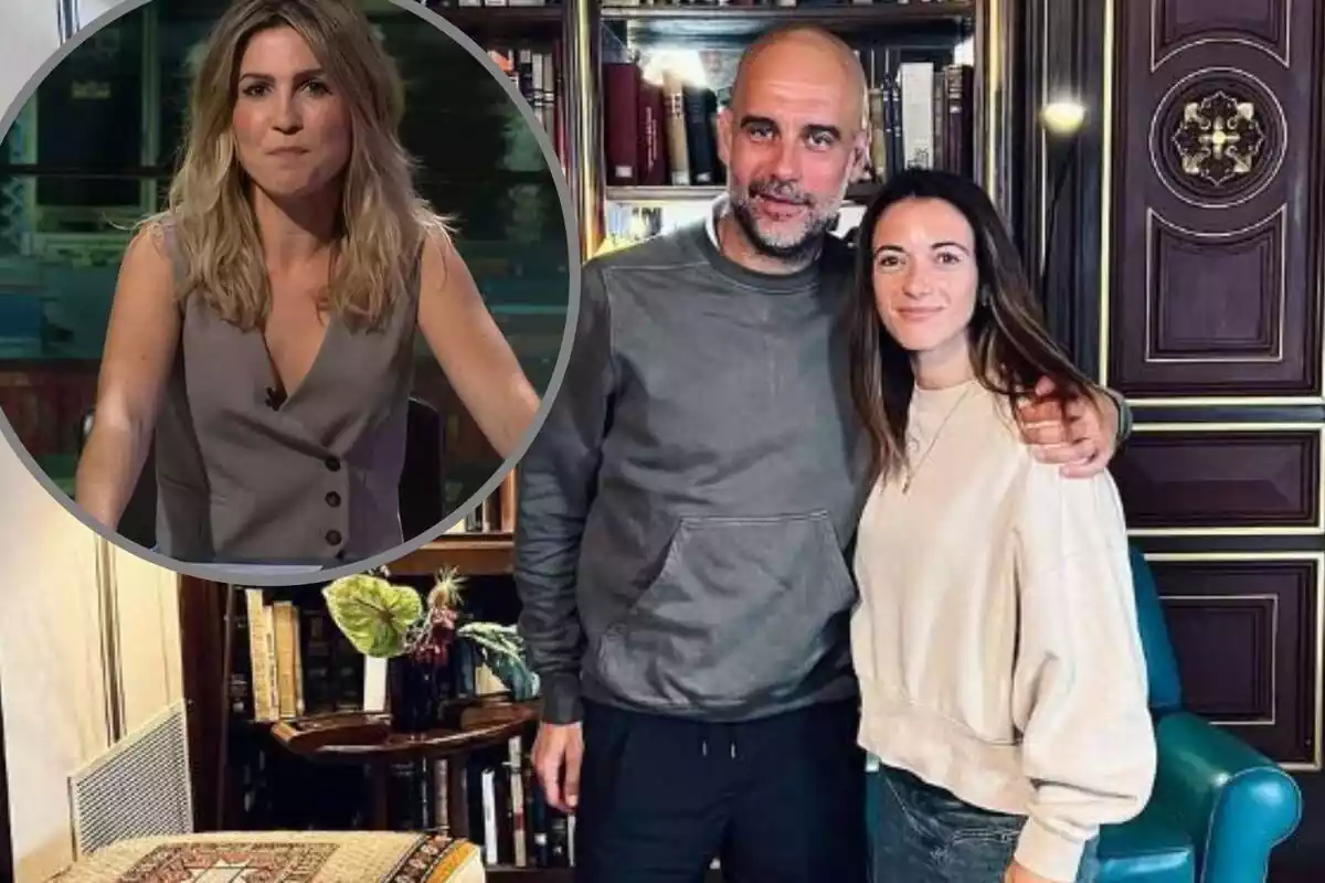 Pep Guardiola con Aitana Bonmatí