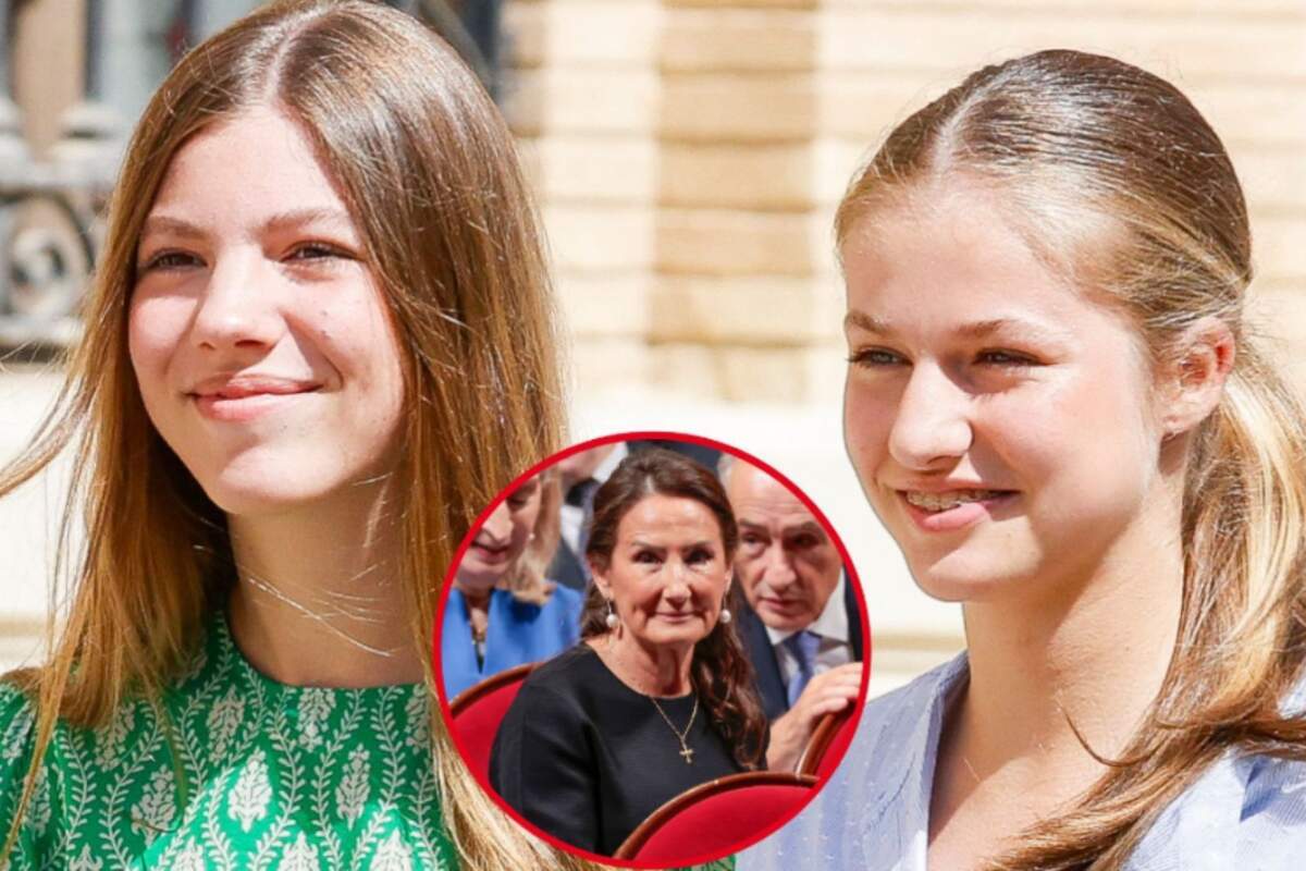 Leonor y Sofía siguen los pasos de Felipe y pasan a la acción con Paloma Rocasolano