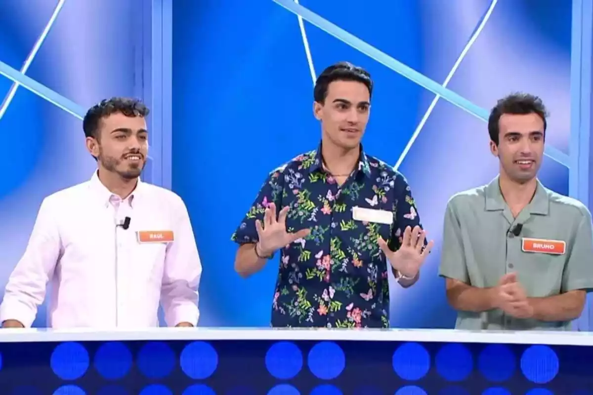 Los Mozos de Arousa en el programa 99 de Reacción en Cadena en Telecinco