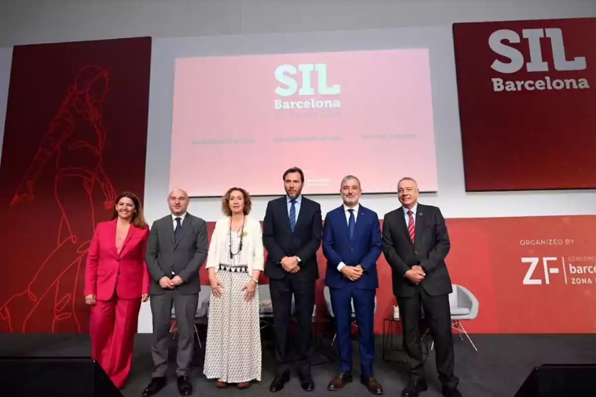 Oscar Puente y Jaume Collboni en la presentación del SIL 2024