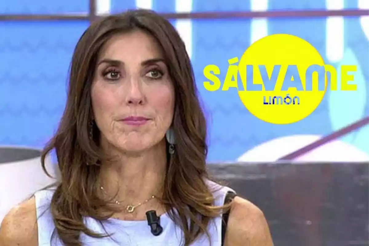 Montaje de Paz Padilla con el logo de Sálvame Montaje de Paz Padilla con el logo de Sálvame