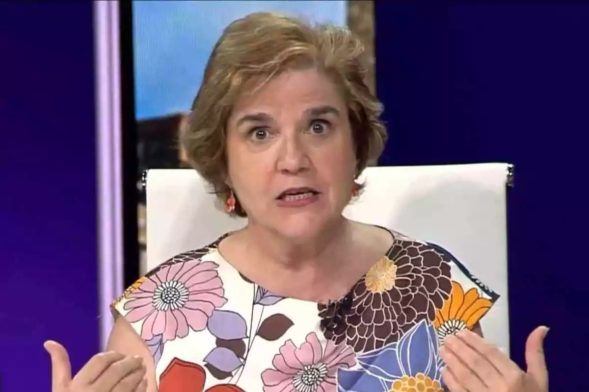 La tertuliana, Pilar Rahola, en 8tv