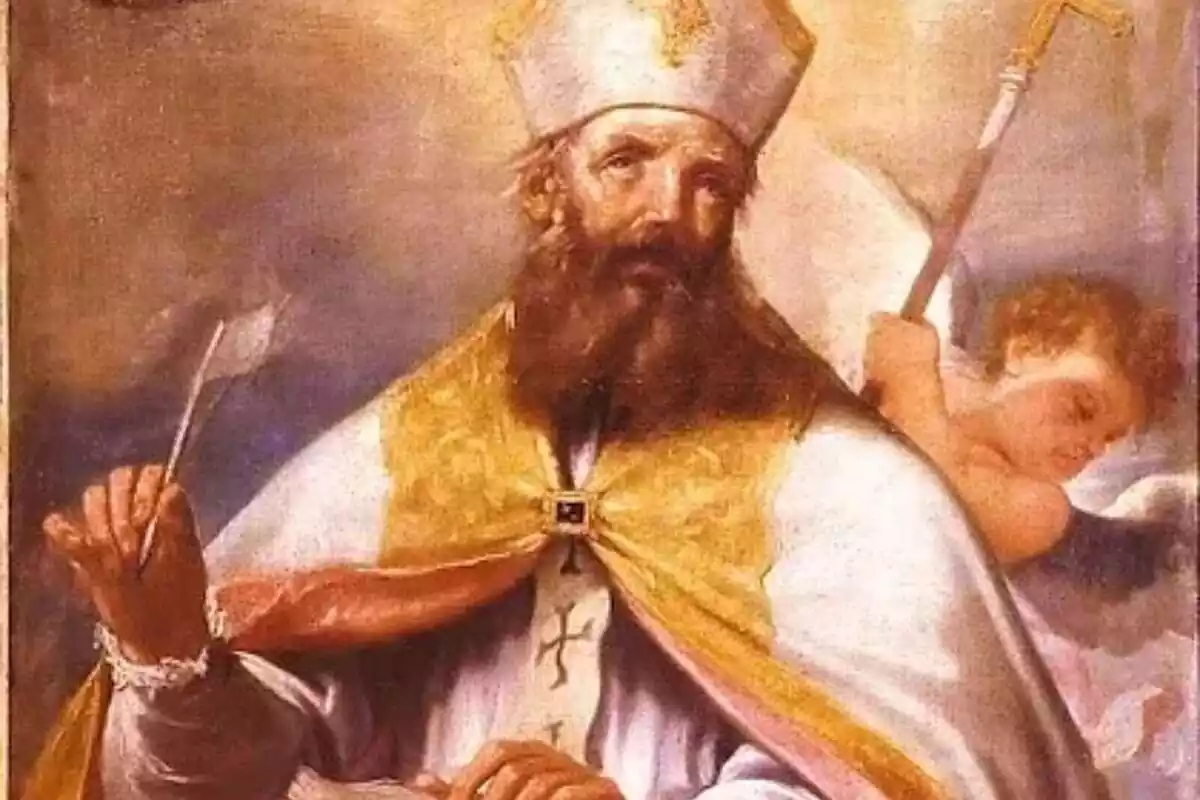 Pintura de San Pedro Crisólogo