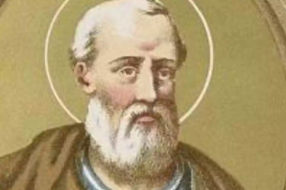 Pintura de San Víctor Papa I
