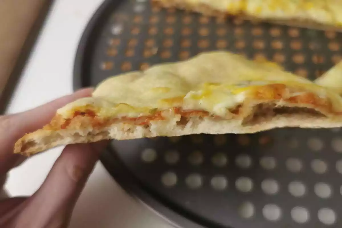 Masa de la pizza 7 quesos de la marca Auchan de Alcampo Masa de la pizza 7 quesos de la marca Auchan de Alcampo