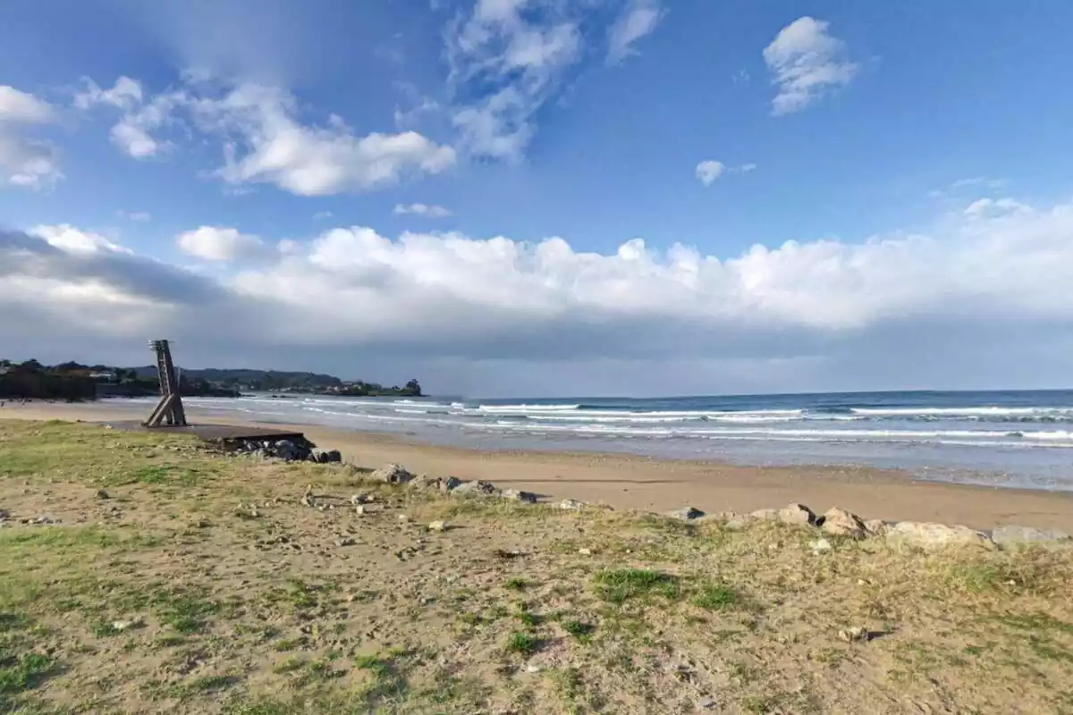 Playa de la Espasa, en Gijón