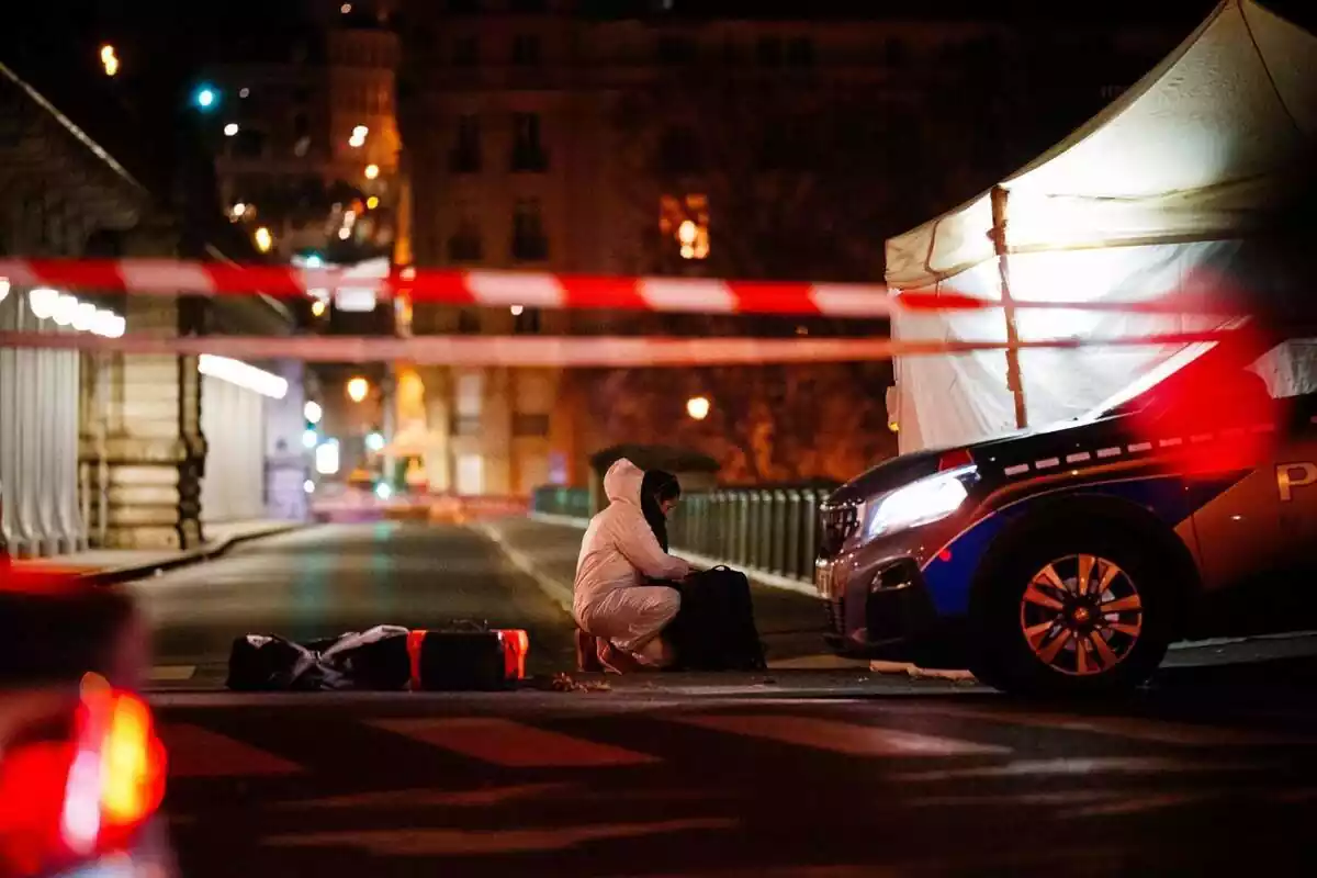 Imagen del ataque terrorista del 2 de diciembre donde murió un turista francés