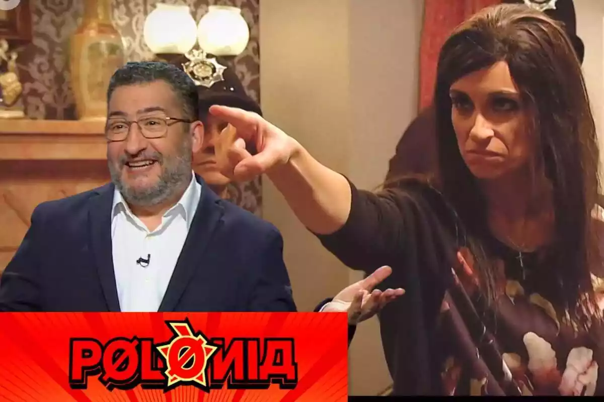 Captura de pantalla del programa de sátira política de TV3 Polonia, con la imitadora de la política de Aliança Catalana, Sílvia Ripoll