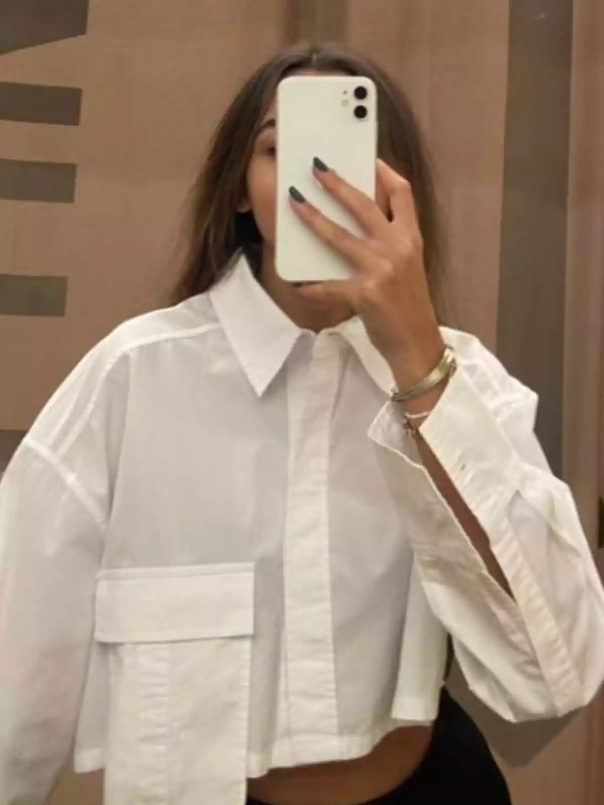 Camisa best sale blanca bershka