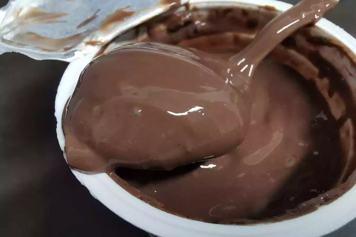 Cucharada de pudding de chocolate de Eroski Cucharada de pudding de chocolate de Eroski