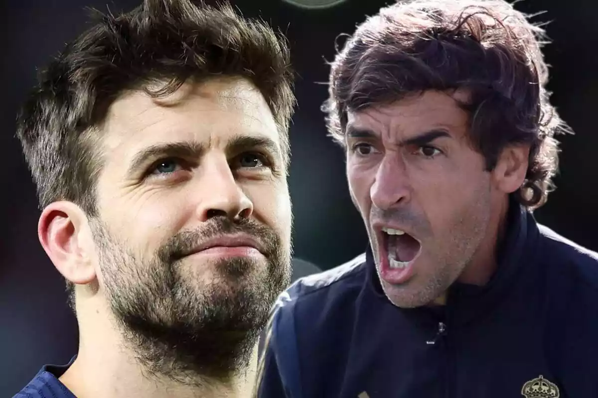 Montaje de Gerard Piqué y Raúl