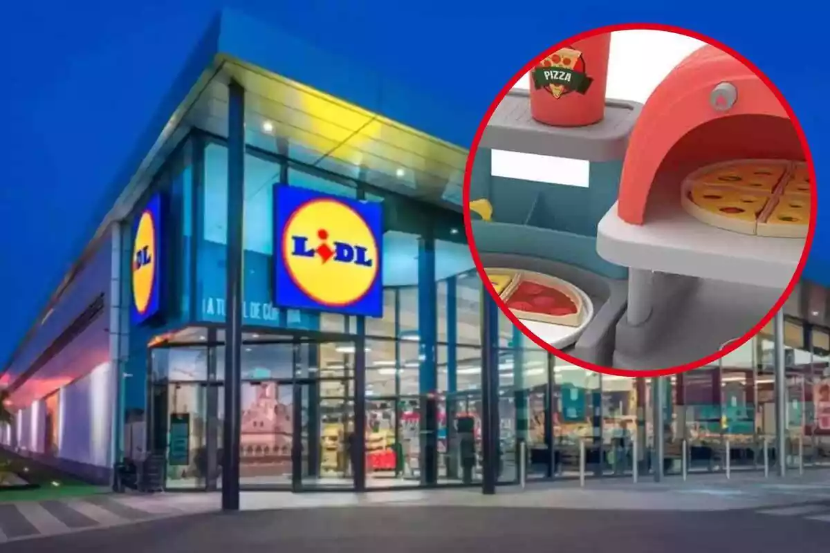 Lidl y un set de pizzeria