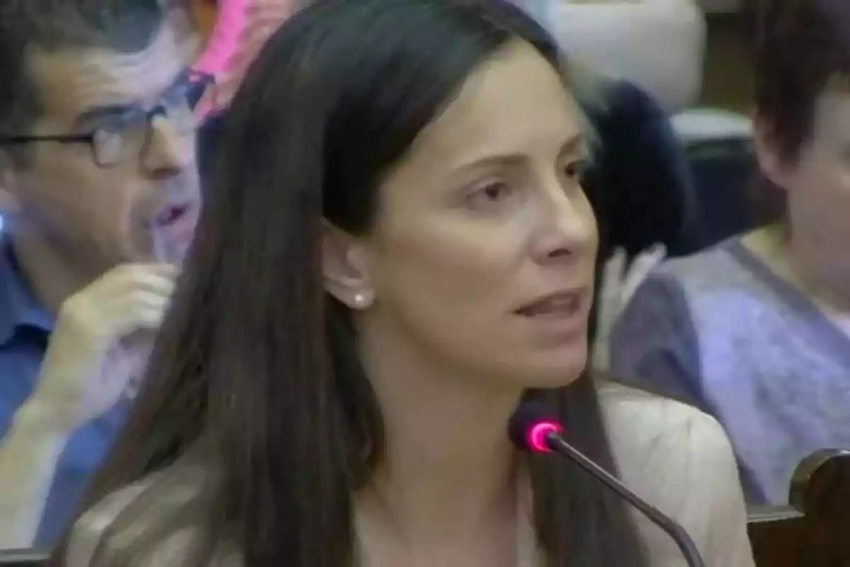 Imagen de Rosa Peral durante el juicio del crimen de la Guàrdia Urbana de Barcelona en la Audiència de Barcelona