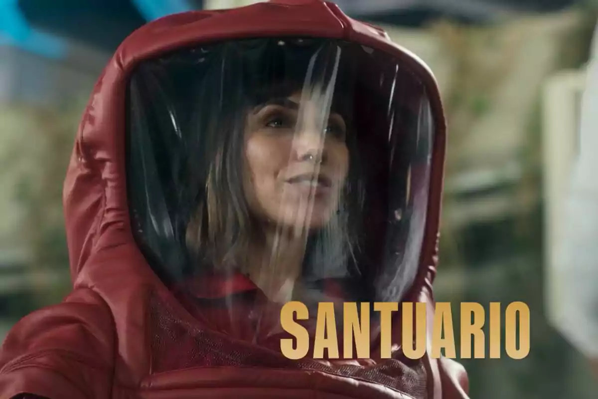 Captura de Aura Garrido como protagonista de Santuario, nueva serie de atresplayer