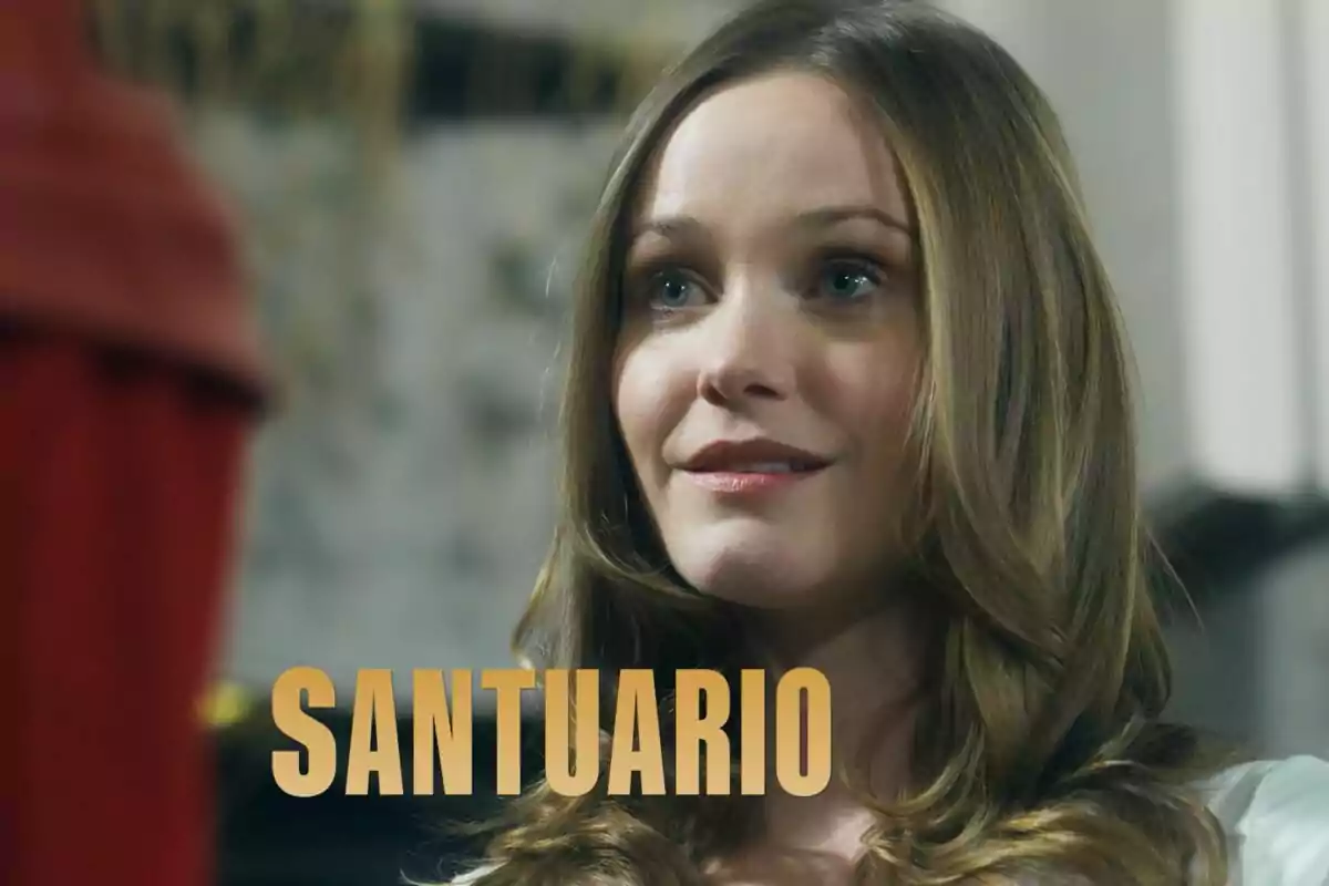 Captura de Lucía Guerrero como protagonista de Santuario, nueva serie de atresplayer