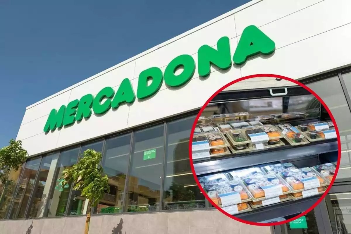 La sección de sushi de Mercadona