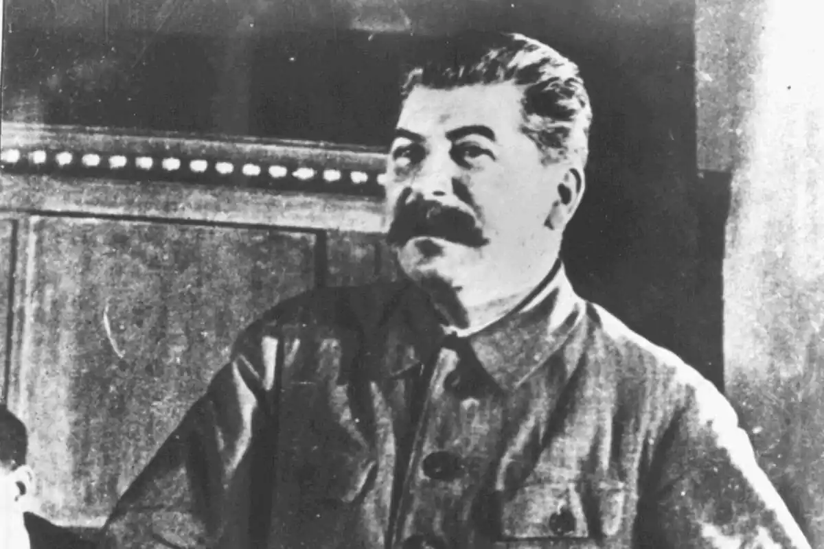 Fotografía del líder comunista Iósif Stalin
