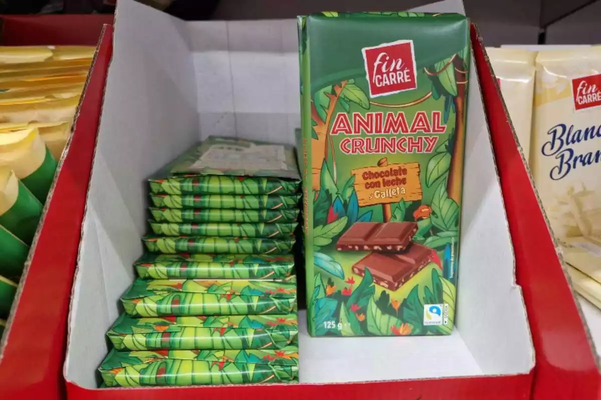 Tableta Animal Crunchy de Lidl