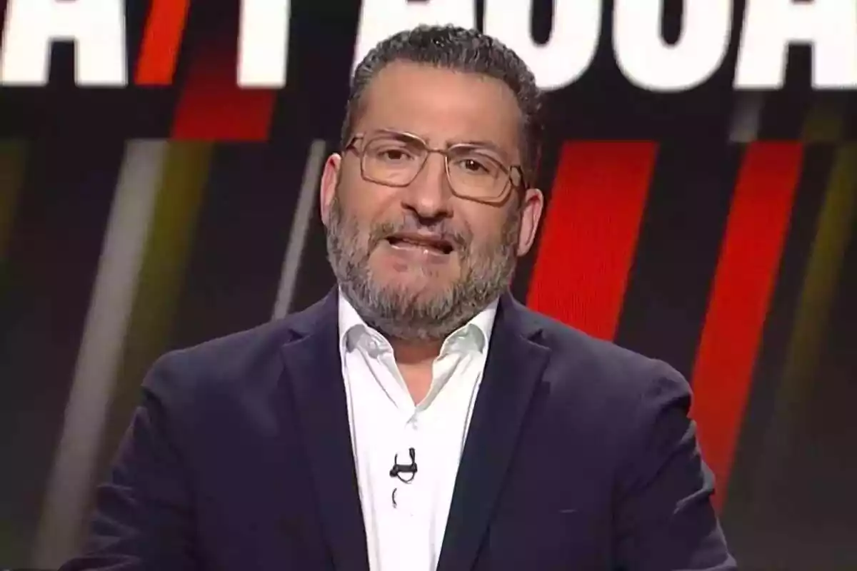 Primer plano de Toni Soler, presentador de TV3