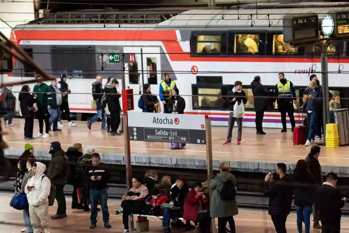 Imagen de una estación de metro de Madrid