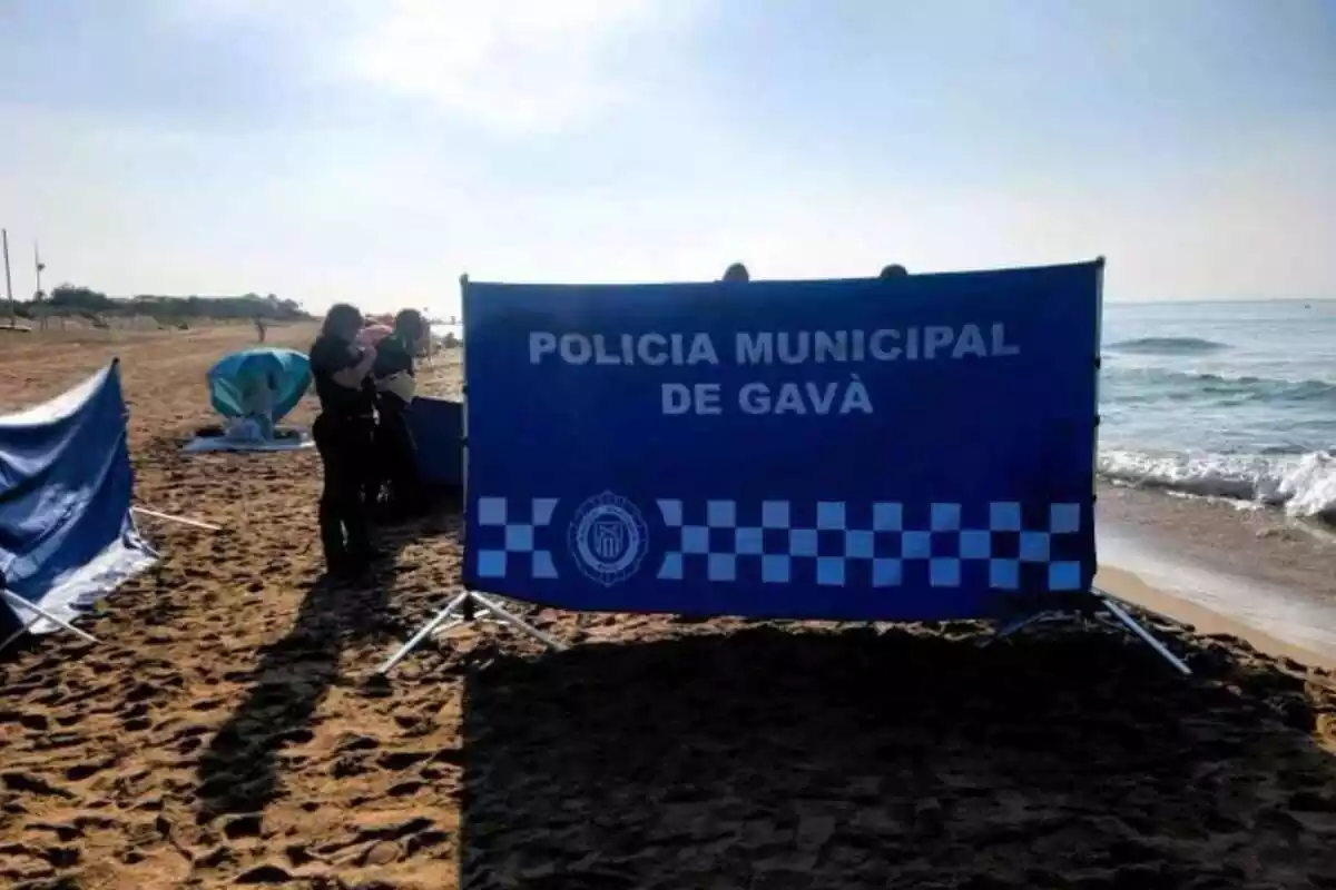 Imagen de una actuación de la policía de Gavà