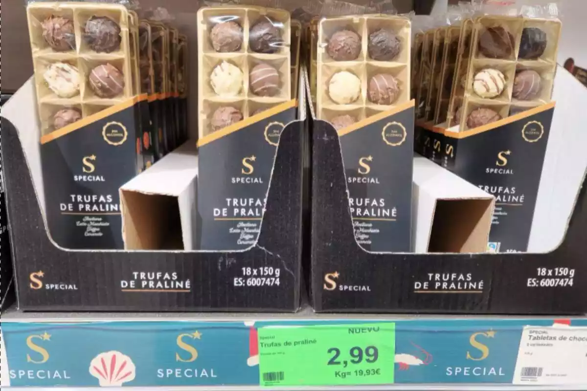 Nuevo surtido de trufas de Aldi