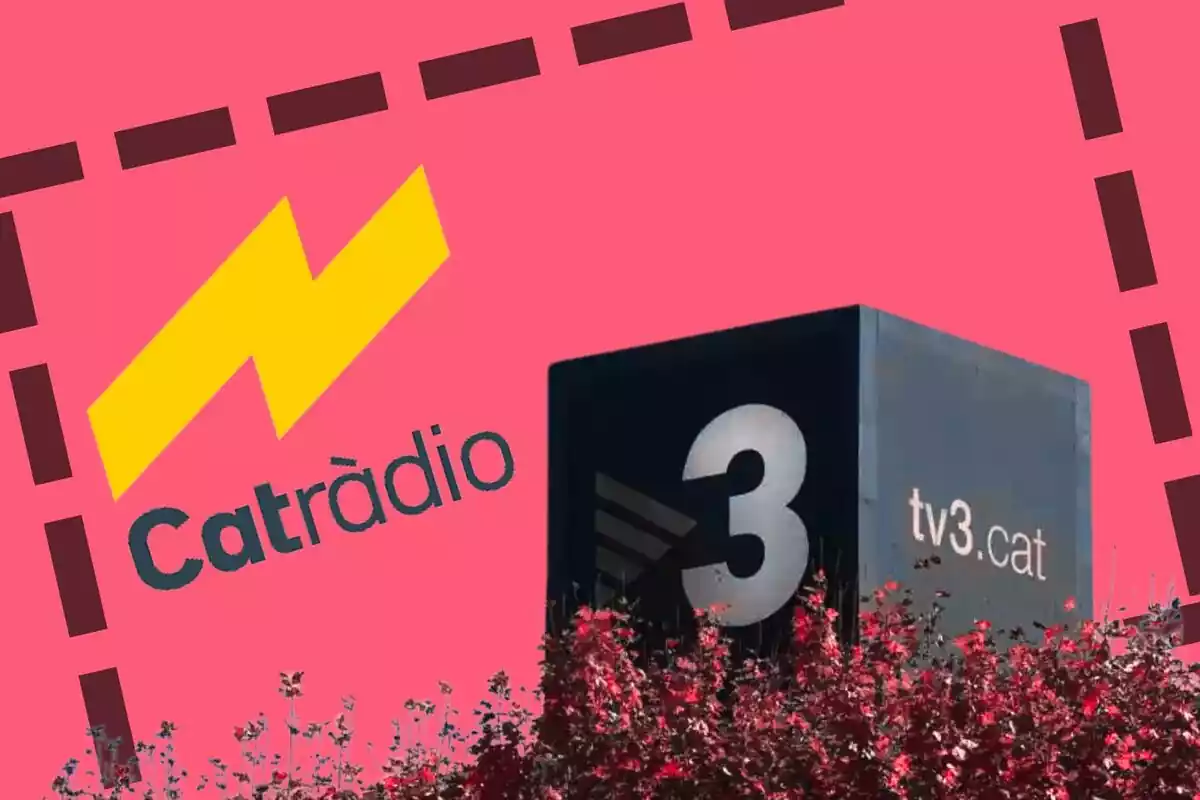 Montaje con los logos de TV3 y Cataluña Radio