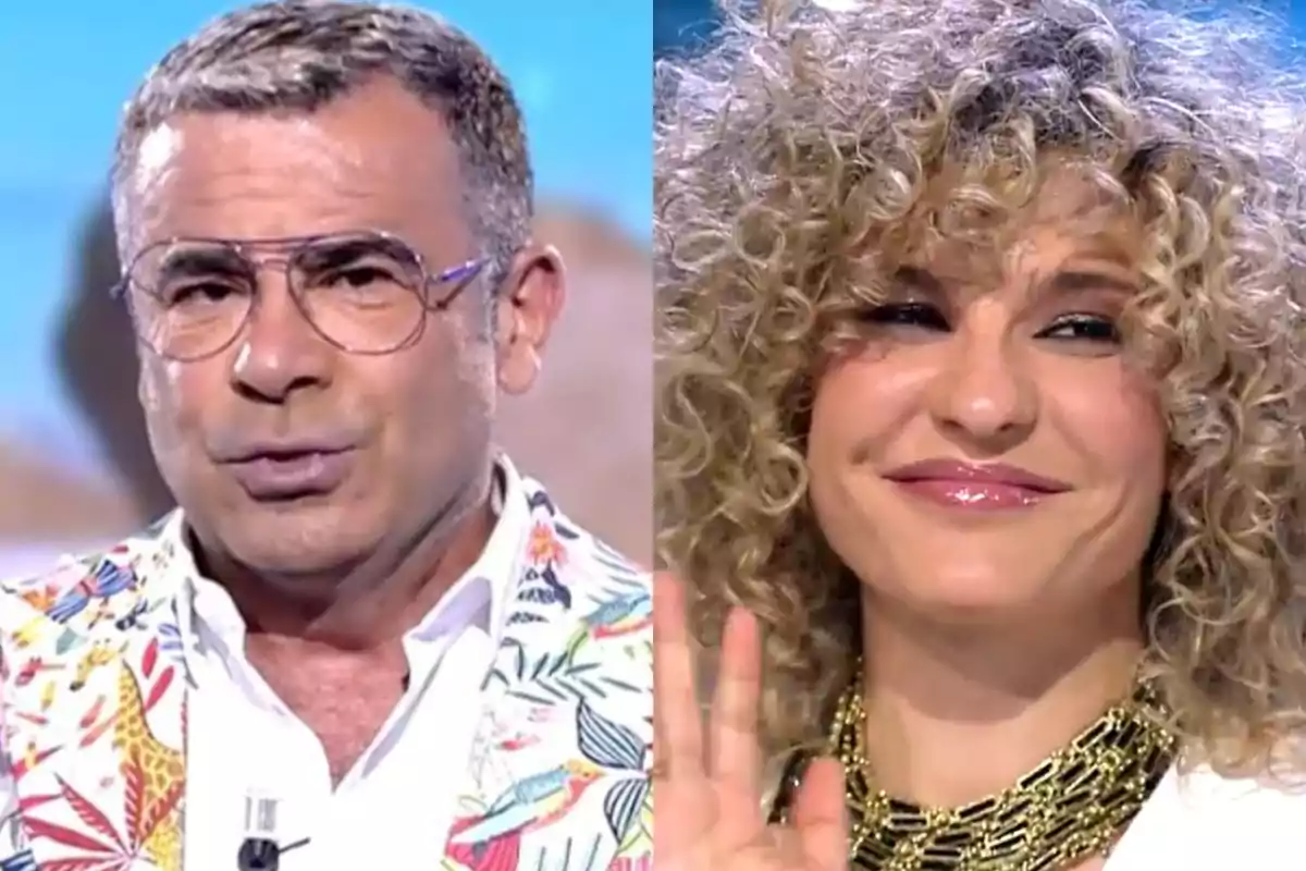 Sheila Casas en el plató de 'Supervivientes'