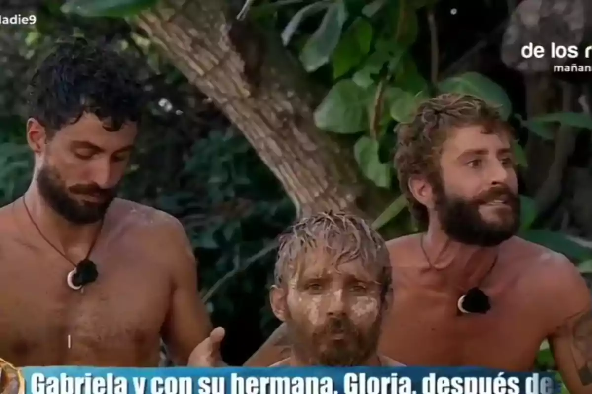 Pelayo Díaz con Joshua Velázquez en 'Supervivientes' Pelayo Díaz con Joshua Velázquez en 'Supervivientes'