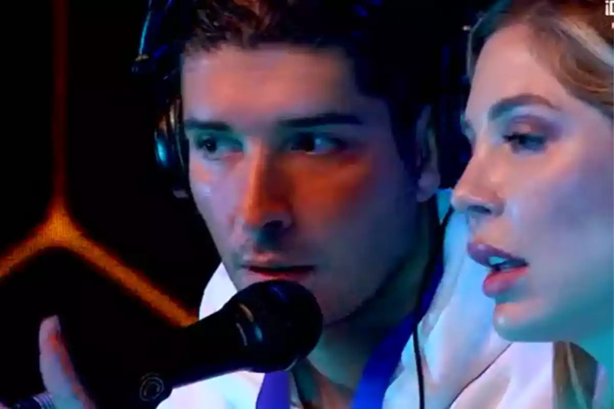 Romina Malaspina y Álex Ghita durante una discusión esta semana en 'GH DÚO' Romina Malaspina y Álex Ghita durante una discusión esta semana en 'GH DÚO'