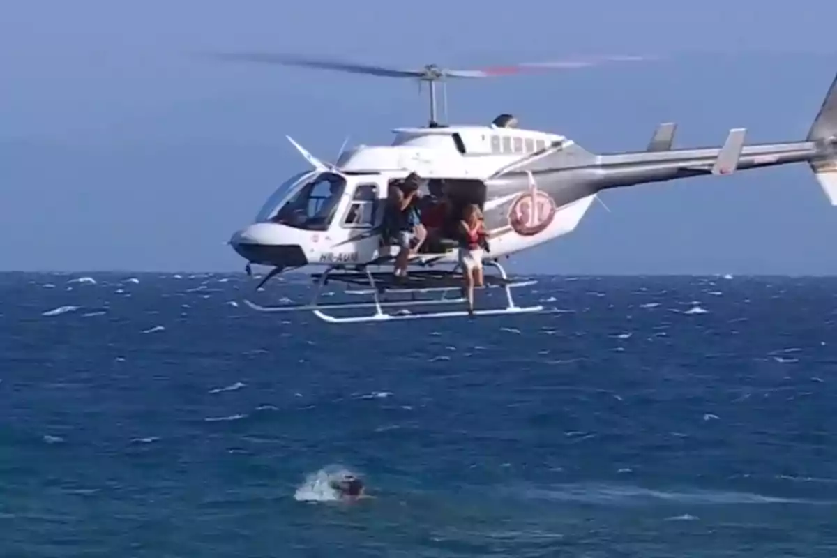Segundo salto de Terelu Campos en 'Supervivientes' Segundo salto de Terelu Campos en 'Supervivientes'