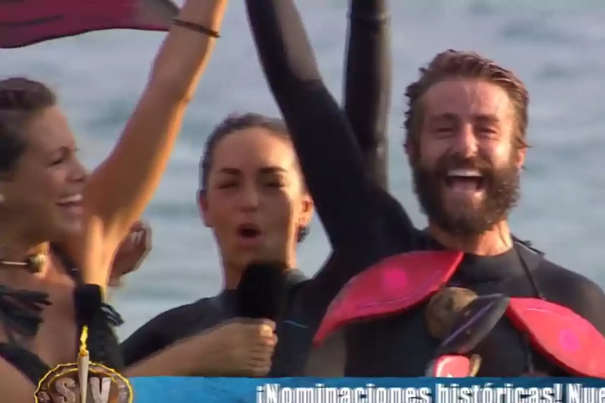 Pelayo celebra su victoria en la Noria Pelayo celebra su victoria en la Noria